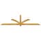 Ekena Millwork Redmond Rough Sawn Timber Gable Bracket, Western Red Cedar, 108"W x 27"H x 4"D x 4"F, 6/12 Pitch GBW108X27X0404RED00RWR - alternate 1